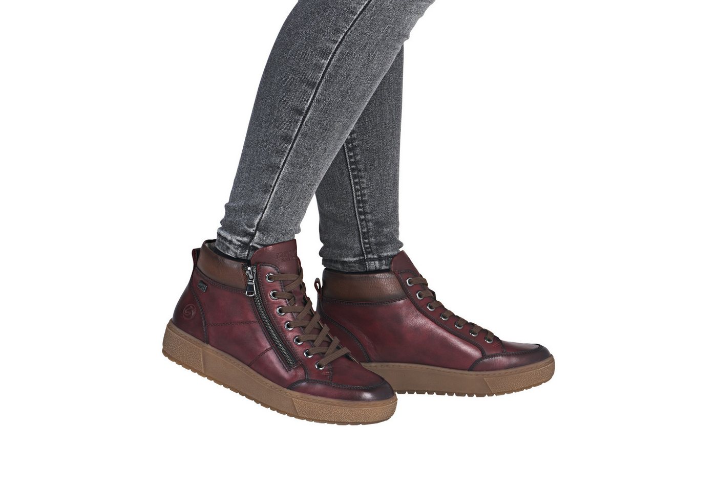 Remonte Plateausneaker Winterstiefelette, Casual Boots mit wasserabweisender TEX-Membran – Bild 3 von 5