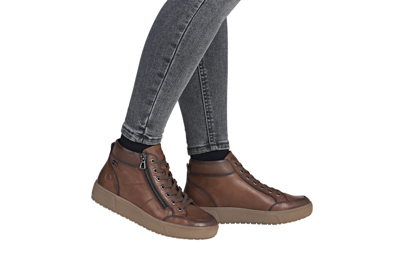 Remonte Plateausneaker Winterstiefelette, Casual Boots mit wasserabweisender TEX-Membran – Bild 3 von 5