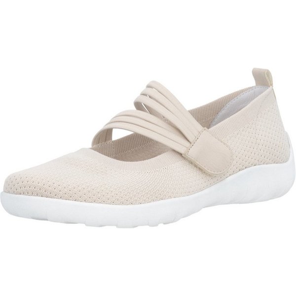 Remonte Riemchenballerina Slipper, Schlupfschuh, Sommerschuh, Klettschuh mit Softfußbett