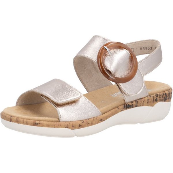Remonte Sandale Klettschuh, Sommerschuh, Sandalette mit herausnehmbarem Fußbett