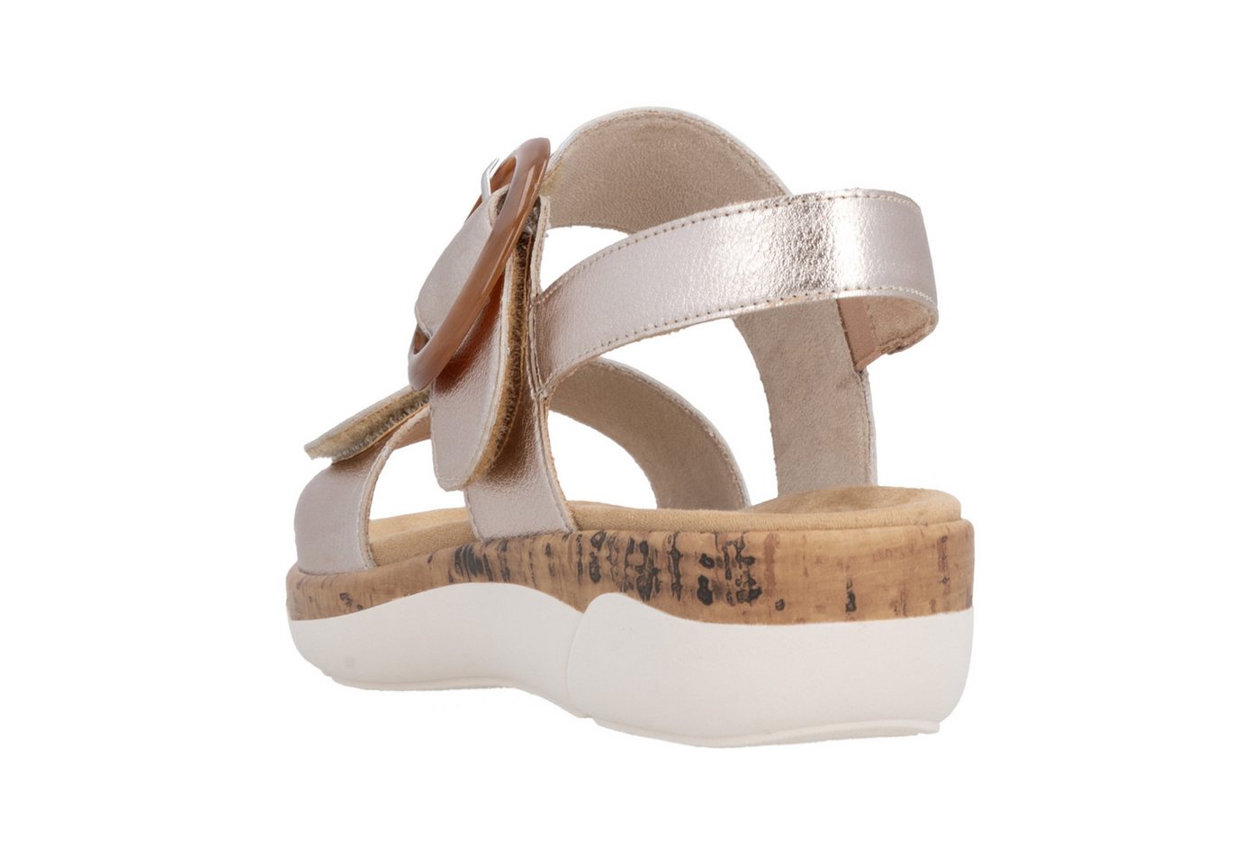 Remonte Sandale Klettschuh, Sommerschuh, Sandalette mit herausnehmbarem Fußbett – Bild 2 von 5
