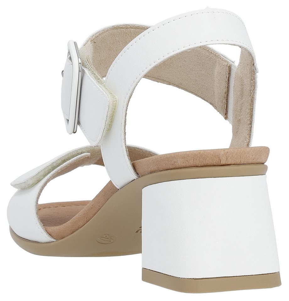 Remonte Sandalette, Blockabsatz, Sommerschuh, Sandale, Abendschuh mit Klettverschluss – Bild 4 von 5