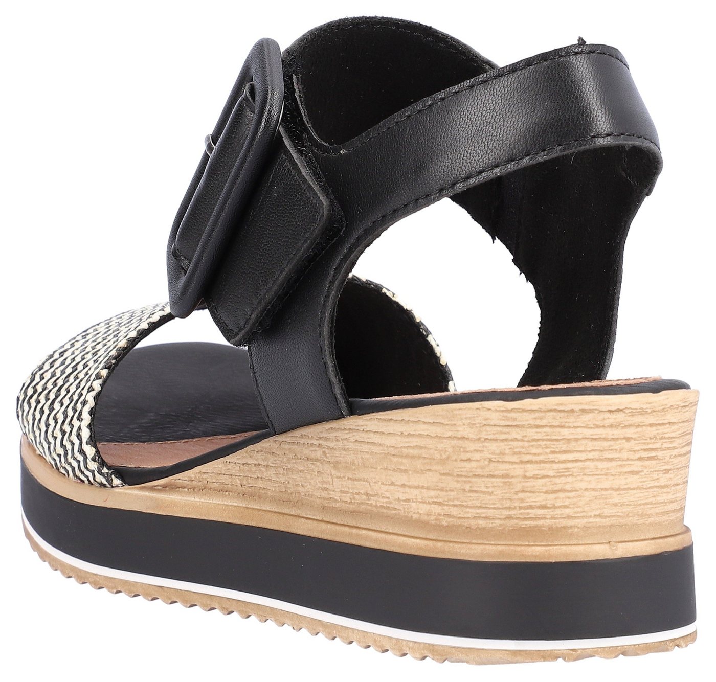 Remonte Sandalette Sommerschuh, Sandale, Bequemschuh mit Klett unter der Zierschnalle – Bild 2 von 5