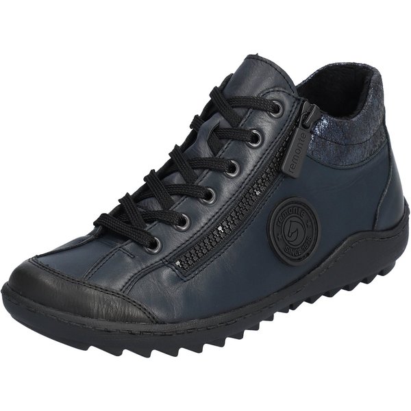 Remonte Schnürboots, Flats, Komfortschuh, Boots mit seitlichem Reißverschluss