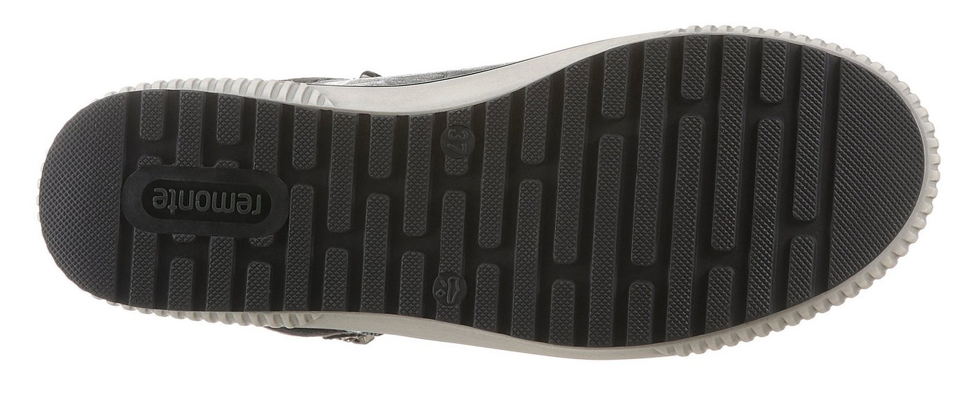 Remonte Schnürboots, Plateau, Schnürstiefelette, Boots in Crash-Optik – Bild 4 von 5