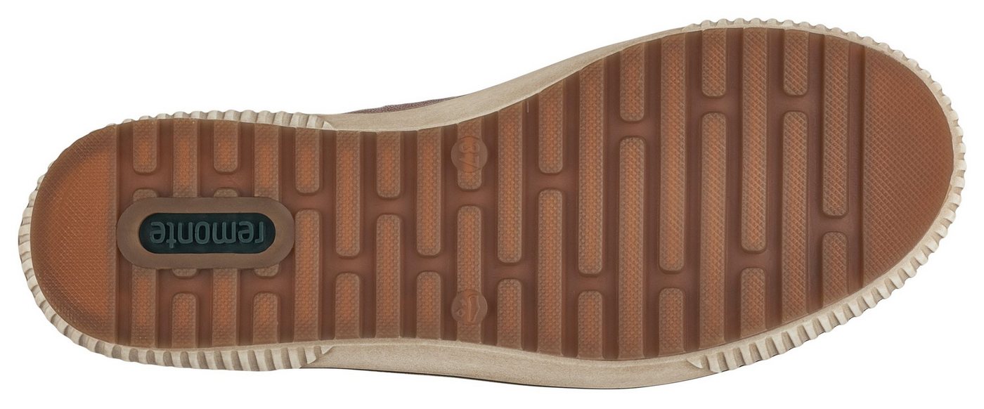 Remonte Schnürboots, Plateau, Schnürstiefelette, Boots in Crash-Optik – Bild 4 von 5