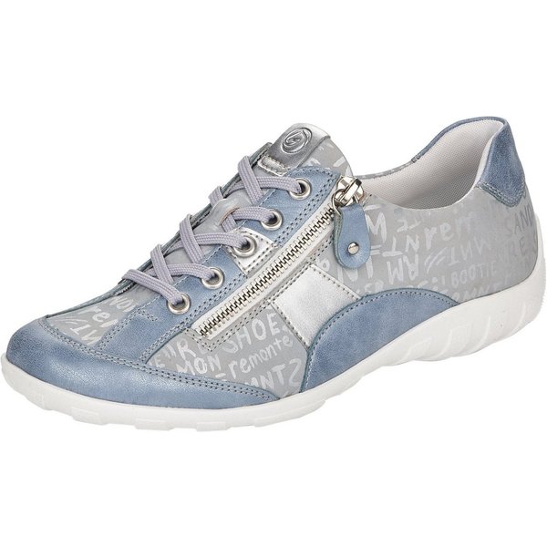 Remonte Schnürschuh mit feinem Metallic-Schimmer, Freizeitschuh, Halbschuh, Schnürschuh