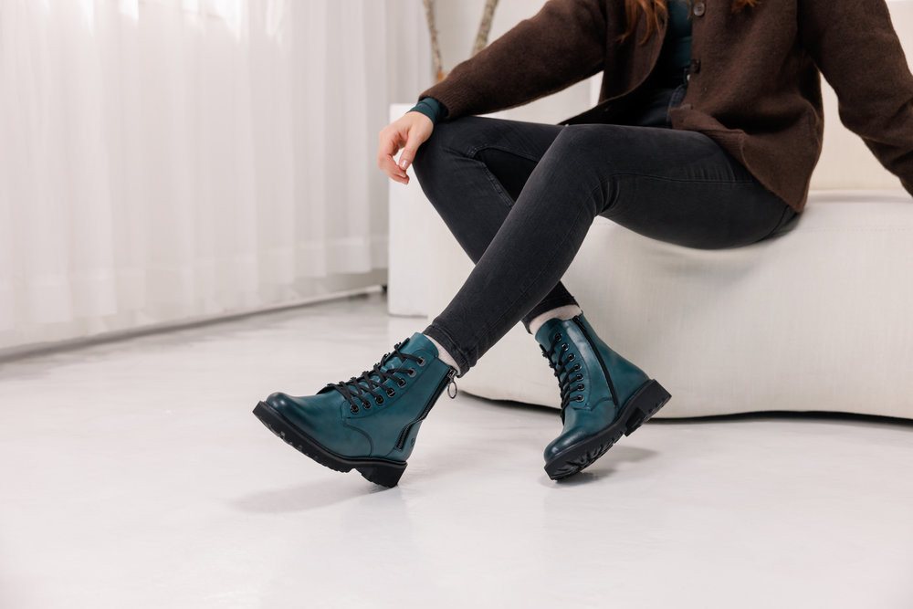 Remonte Schnürstiefelette Blockabsatz, Stiefelette, Schnürboots, im modischen Used Look – Bild 3 von 5