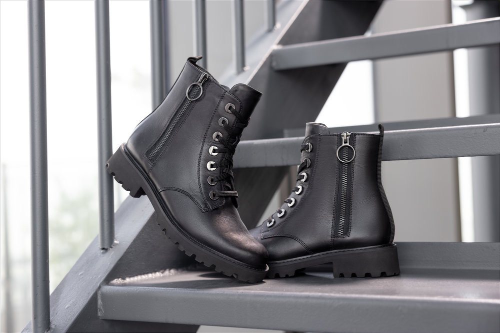 Remonte Schnürstiefelette Blockabsatz, Stiefelette, Schnürboots, im modischen Used Look – Bild 2 von 5
