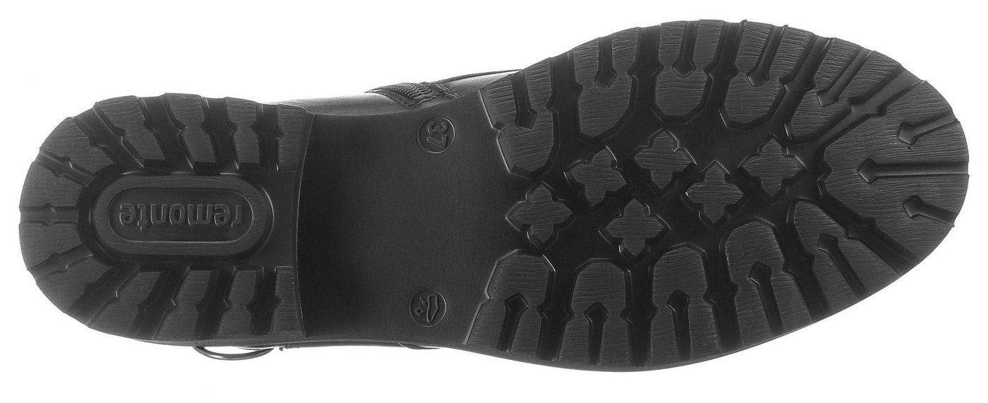 Remonte Schnürstiefelette Blockabsatz, Stiefelette, Schnürboots, im modischen Used Look – Bild 5 von 5
