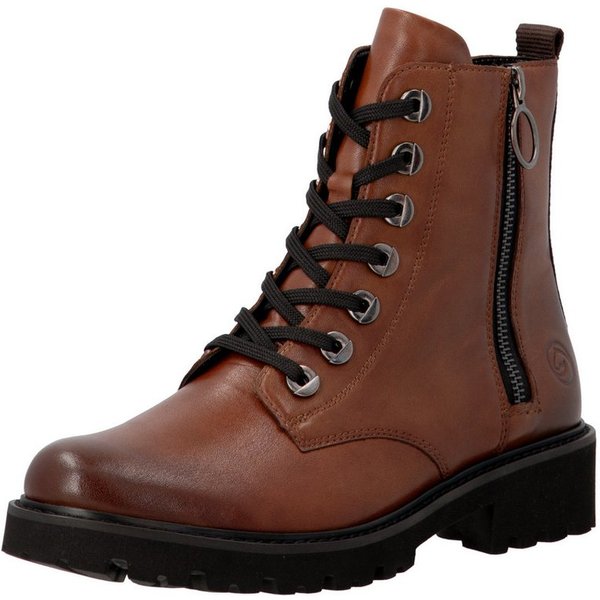 Remonte Schnürstiefelette Blockabsatz, Stiefelette, Schnürboots, im modischen Used Look