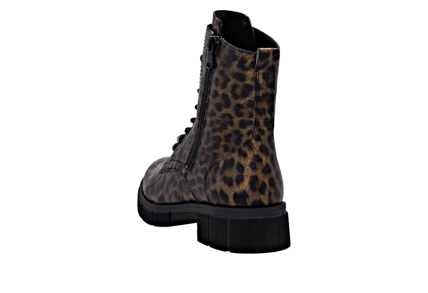 Remonte Schnürstiefelette Schnürboots, Stiefelette, Profilsohle, mit Glitzer-Schnürsenkel – Bild 2 von 5