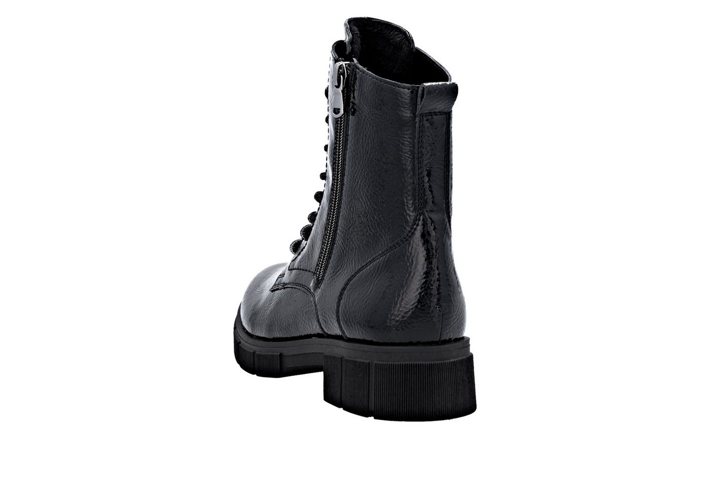 Remonte Schnürstiefelette Schnürboots, Stiefelette, Profilsohle, mit Glitzer-Schnürsenkel – Bild 2 von 5