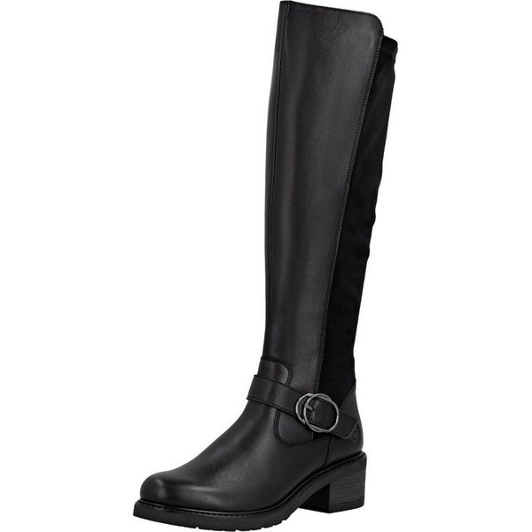 Remonte Stiefel Langschaftstiefel, Stretch-Stiefel, Blockabsatz, Innenreißverschluss