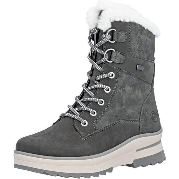 Remonte Remonte Stiefelette Veloursleder Schnürstiefelette