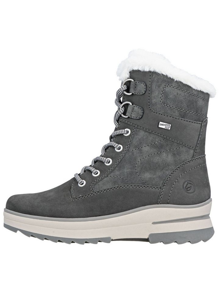 Remonte Remonte Stiefelette Veloursleder Schnürstiefelette – Bild 2 von 5