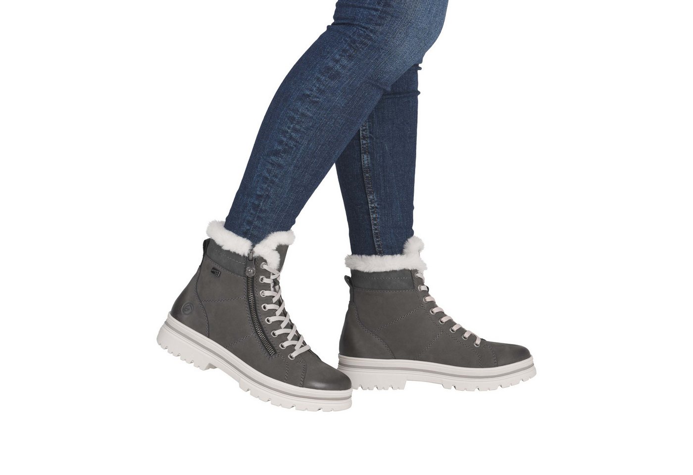 Remonte Winterboots Schnürboots, Stiefelette mit TEX, Profilsohle – Bild 2 von 5