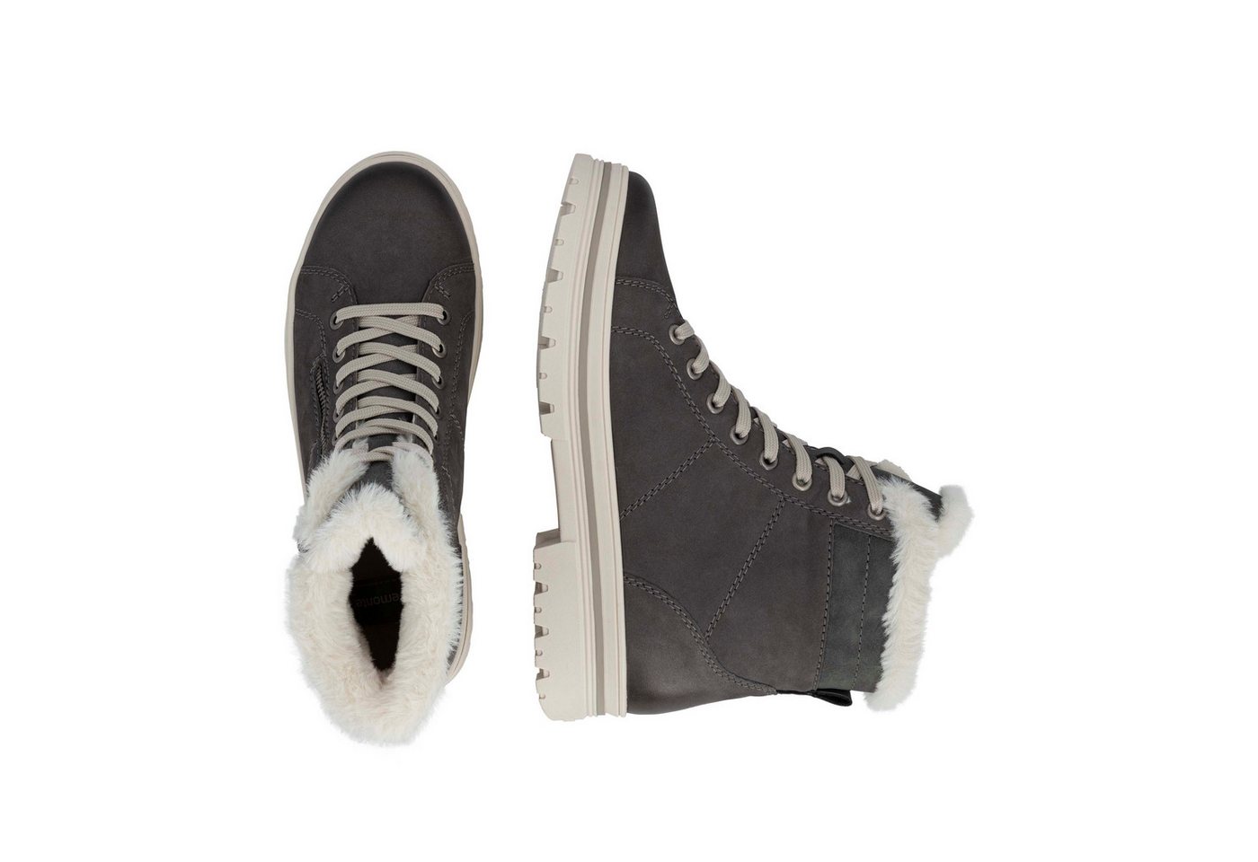 Remonte Winterboots Schnürboots, Stiefelette mit TEX, Profilsohle – Bild 3 von 5