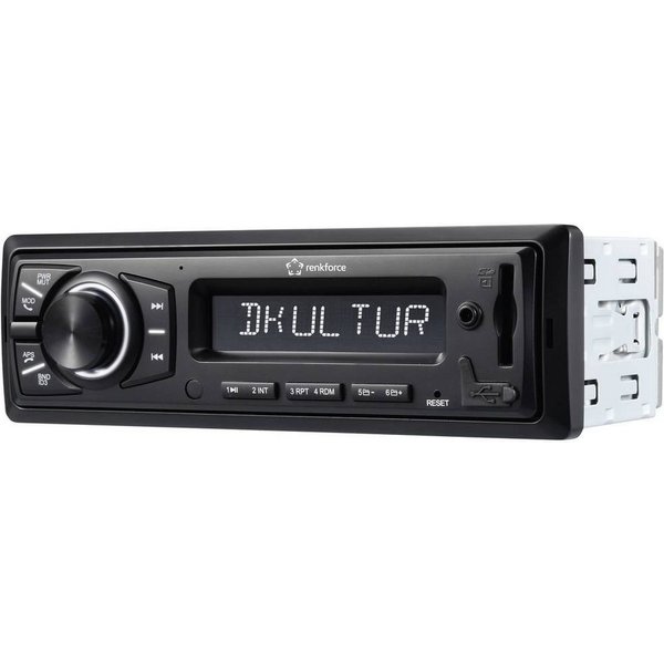 Renkforce Autoradio RF-6085490 Autoradio (inkl. DAB-Antenne, DAB+ Tuner, Bluetooth®-Freisprecheinrichtung)