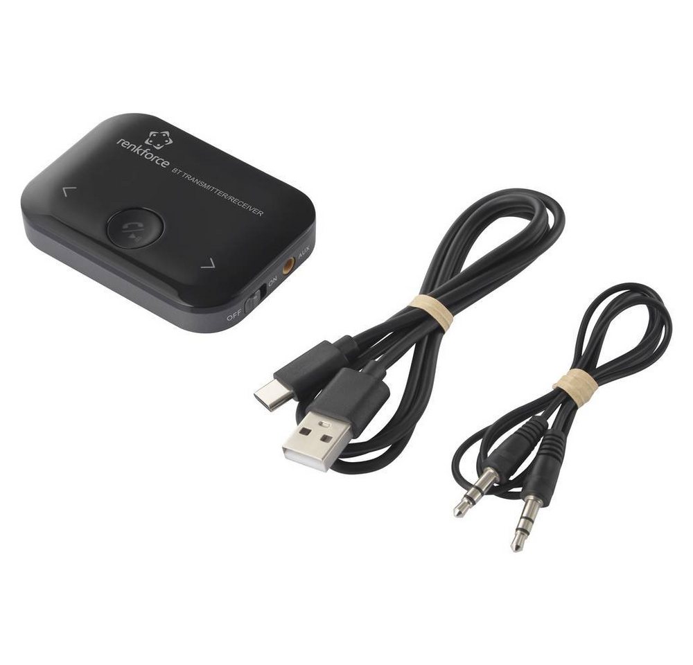 Renkforce Bluetooth Audio-Sender und -Empfänger mit Batterie RF-5087932 Bluetooth-Adapter, integrierter Akku – Bild 5 von 5