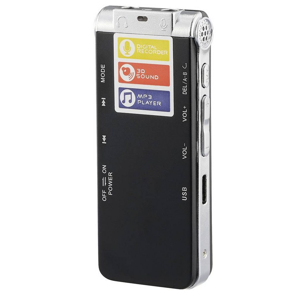 Renkforce RF-DVR-L169 Digitales Diktiergerät Aufzeichnungsdauer (max) 25 h Digitales Diktiergerät – Bild 2 von 5