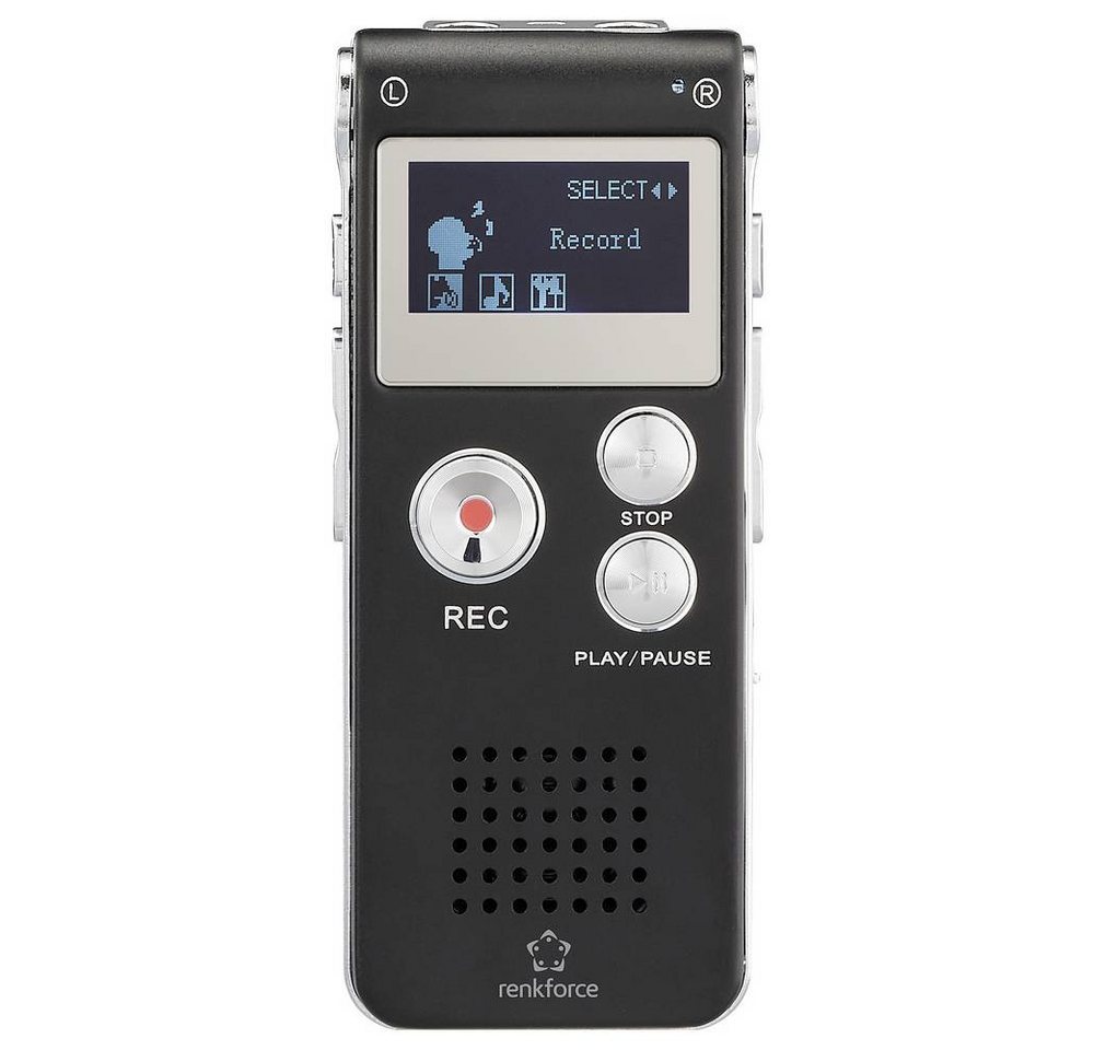 Renkforce RF-DVR-L169 Digitales Diktiergerät Aufzeichnungsdauer (max) 25 h Digitales Diktiergerät – Bild 3 von 5
