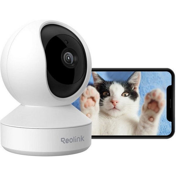 Reolink Überwachungskamera 4MP WLAN IP E1-Series (Innenbereich, Pan-Tilt,2,4-GHz-WLAN, Bewegungserkennung, Bidirektionales Audio)