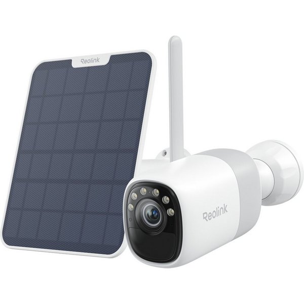 Reolink Überwachungskamera Altas mit Solarpanel (Außenbereich, Innenbereich, 4MP, ColorX-Nachtsicht, 5/2,4 GHz WLAN,10s Voraufzeichnung,20Ah Akku)