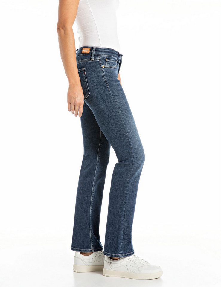 Replay Bootcut-Jeans NEW LUZ mit gesticktem R an der Gesäßtasche – Bild 3 von 5