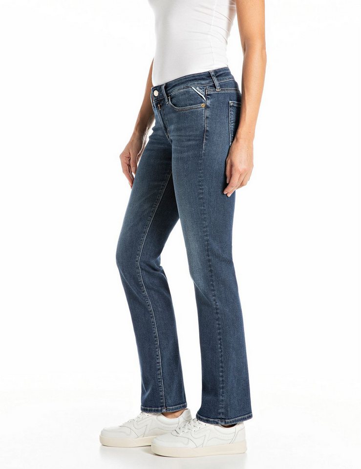 Replay Bootcut-Jeans NEW LUZ mit gesticktem R an der Gesäßtasche – Bild 4 von 5