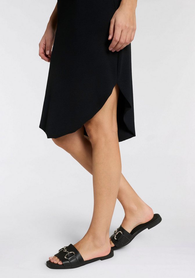 Replay Jerseykleid in gerippter Struktur, figurbetont – Bild 3 von 5
