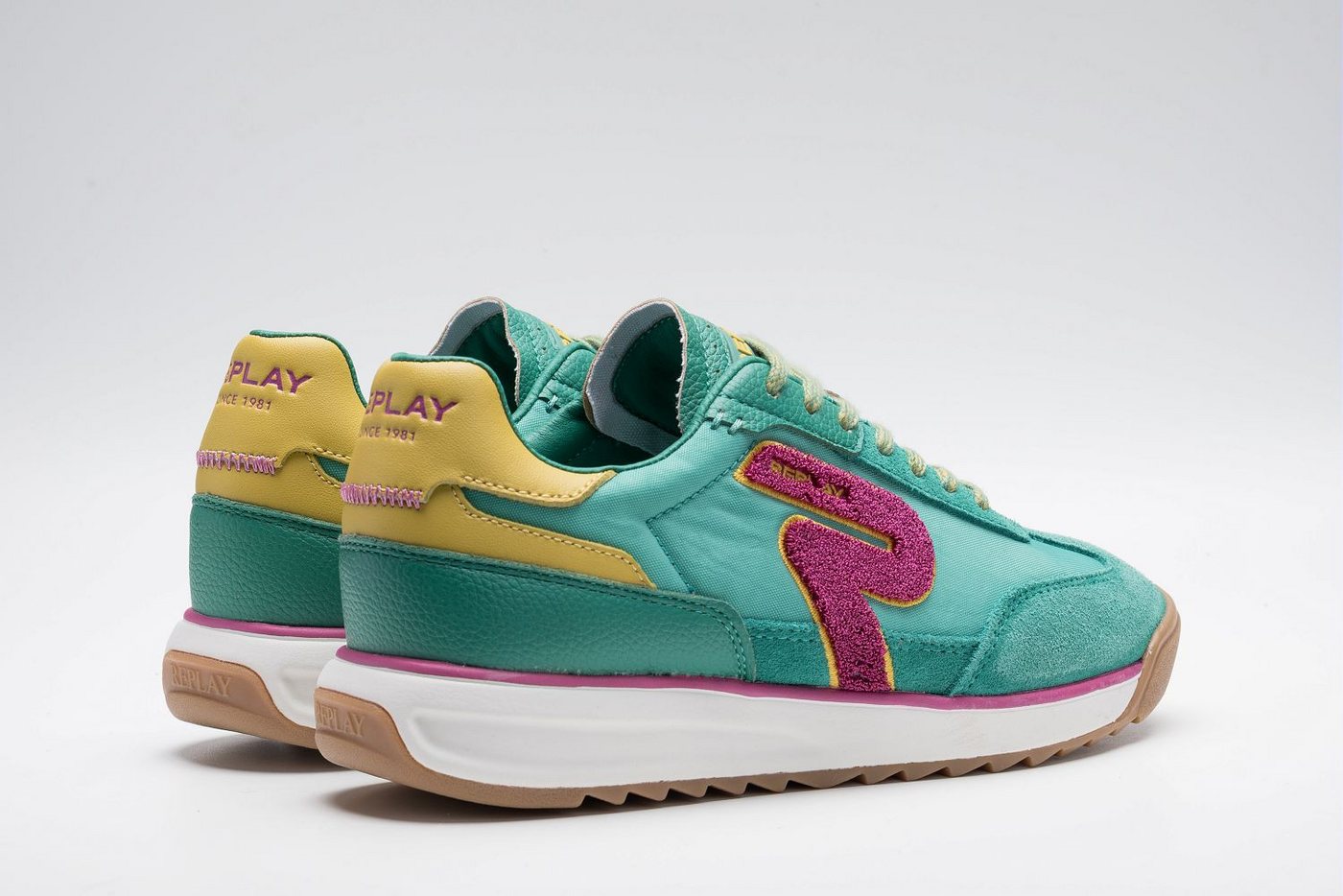 Replay Keilsneaker Trend-Sneaker, Halbschuh, Schnürschuh mit Profilsohle – Bild 2 von 3