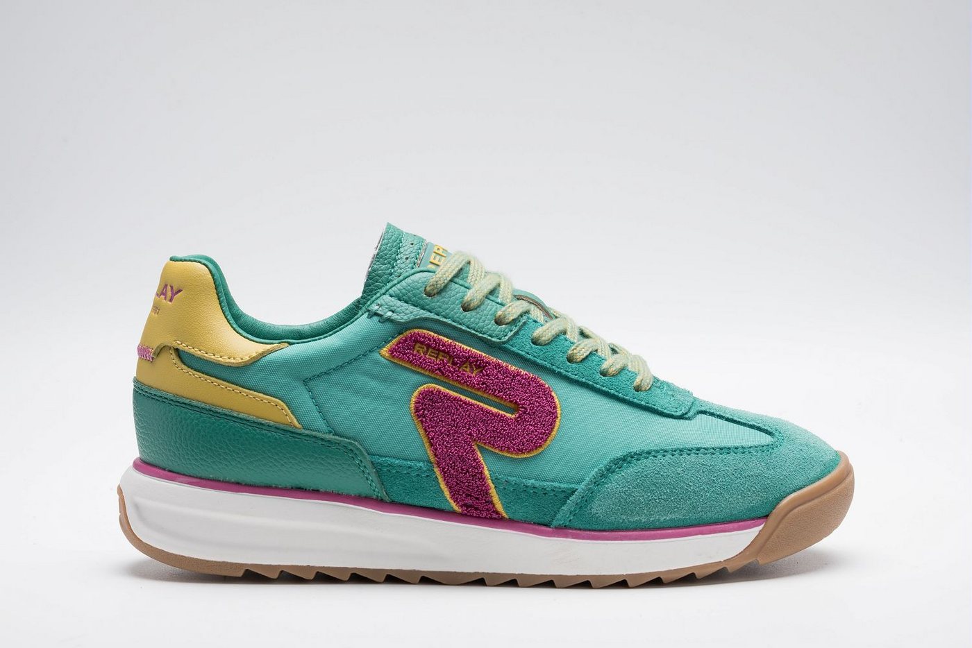 Replay Keilsneaker Trend-Sneaker, Halbschuh, Schnürschuh mit Profilsohle – Bild 3 von 3