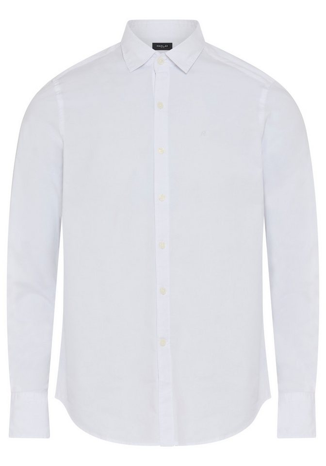 Replay Langarmhemd mit Kentkragen, Slim Fit – Bild 2 von 3