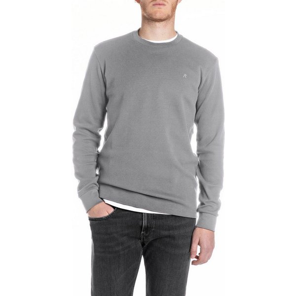 Replay Longsleeve Regular Fit, Rundhalsform