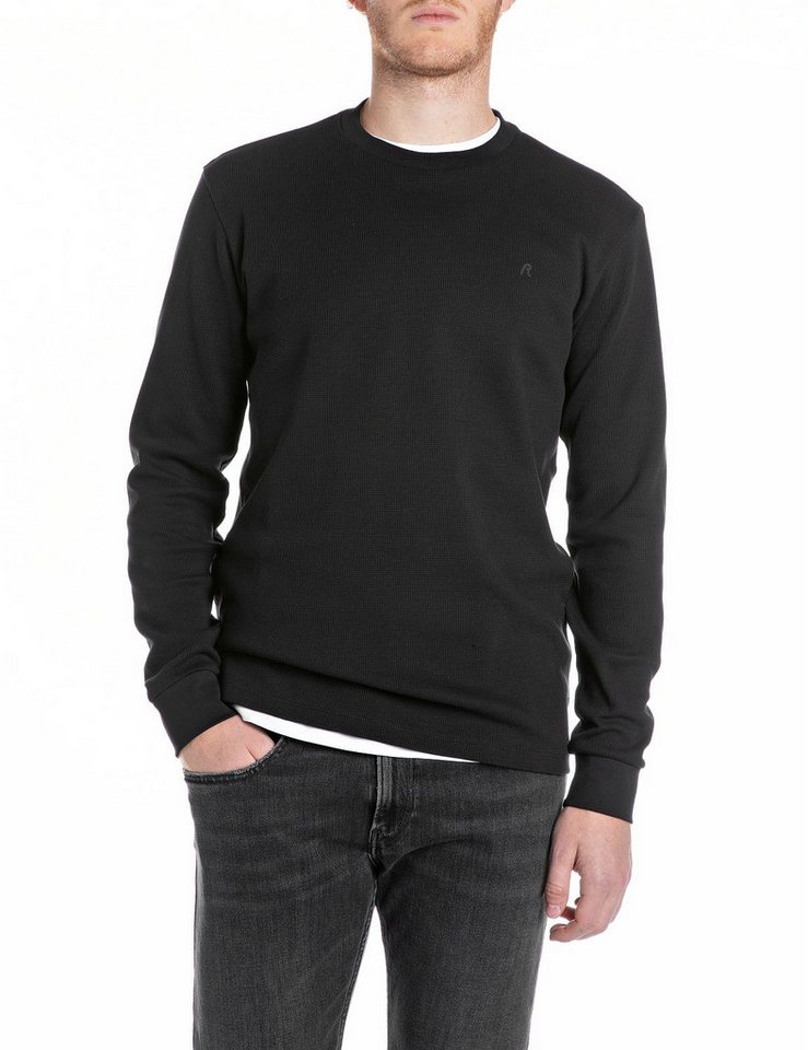 Replay Longsleeve Regular Fit, Rundhalsform – Bild 2 von 5