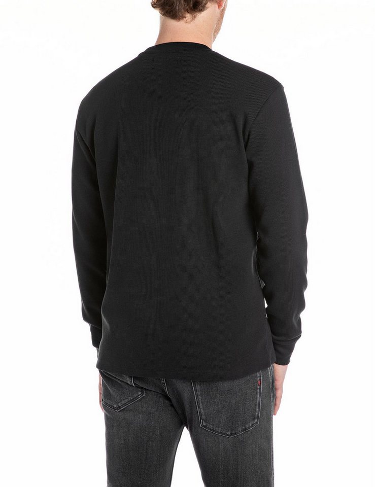 Replay Longsleeve Regular Fit, Rundhalsform – Bild 3 von 5
