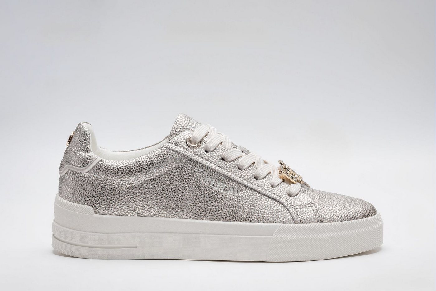 Replay Plateausneaker Schnürschuh, Halbschuh, Freizeitsneaker in Metallic-Optik – Bild 3 von 3