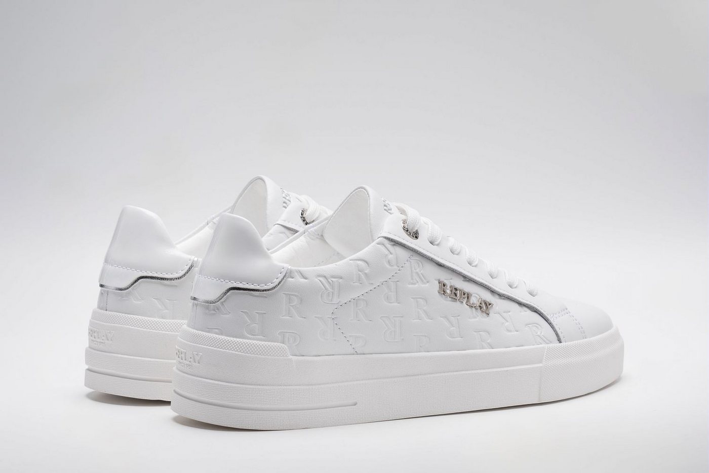 Replay Plateausneaker Schnürschuh, Halbschuh, Freizeitsneaker mit seitlichem Label – Bild 2 von 3