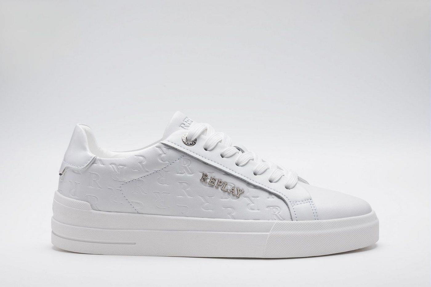 Replay Plateausneaker Schnürschuh, Halbschuh, Freizeitsneaker mit seitlichem Label – Bild 3 von 3