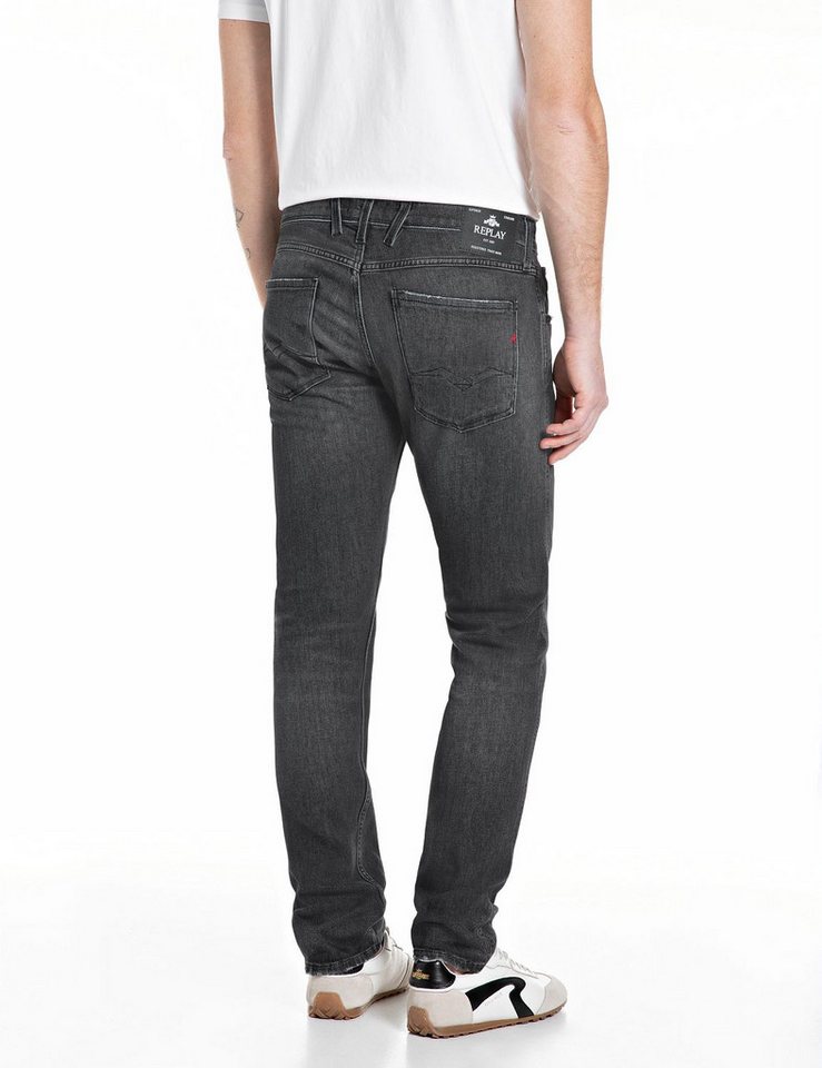 Replay Slim-fit-Jeans Anbass Superstretch elastisch – Bild 2 von 2