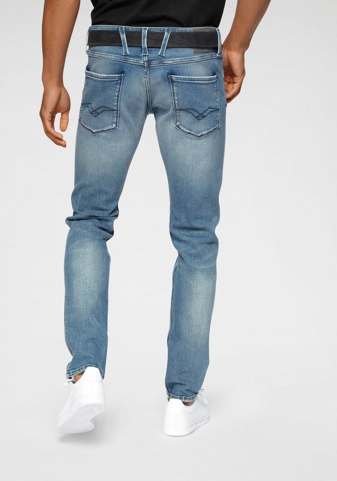 Replay Slim-fit-Jeans Anbass Superstretch elastisch – Bild 2 von 5