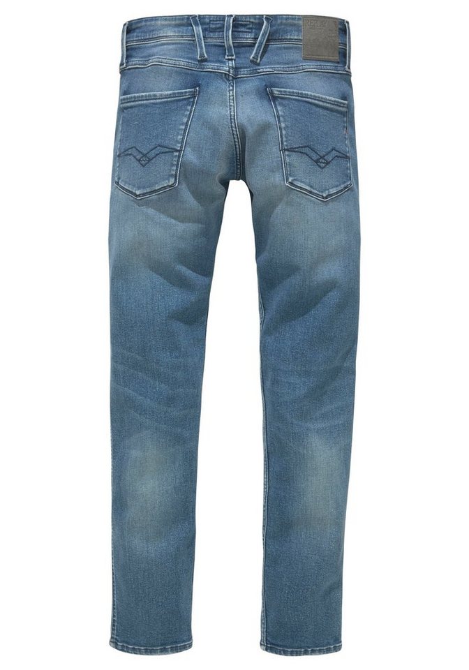 Replay Slim-fit-Jeans Anbass Superstretch elastisch – Bild 5 von 5