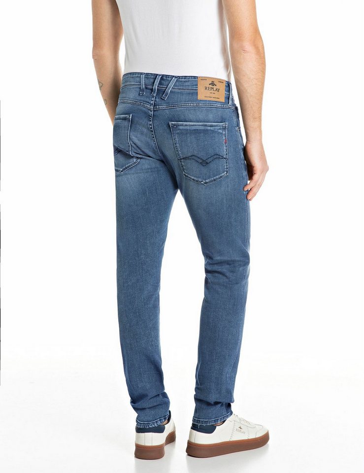Replay Slim-fit-Jeans Anbass Superstretch elastisch – Bild 2 von 2