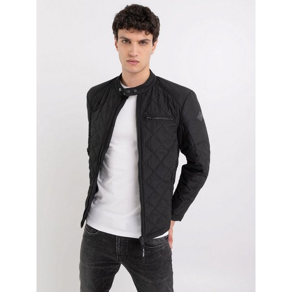 Replay Steppjacke Saber Mid mit kurzem Stehkragen