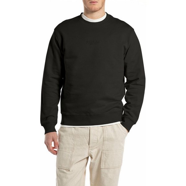 Replay Sweatshirt Rundhals, Regular Fit