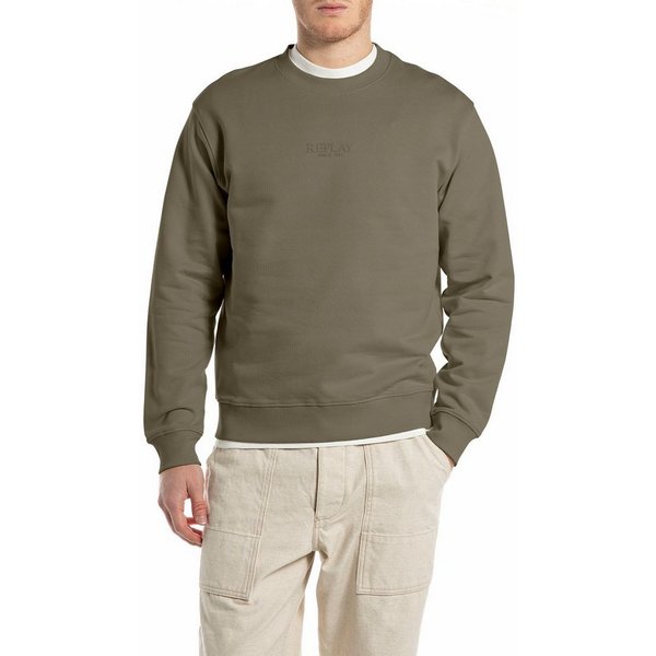 Replay Sweatshirt Rundhals, Regular Fit