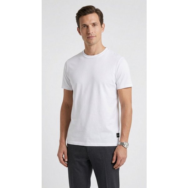 Replay T-Shirt Baumwoll-Mix, Rundhalsform