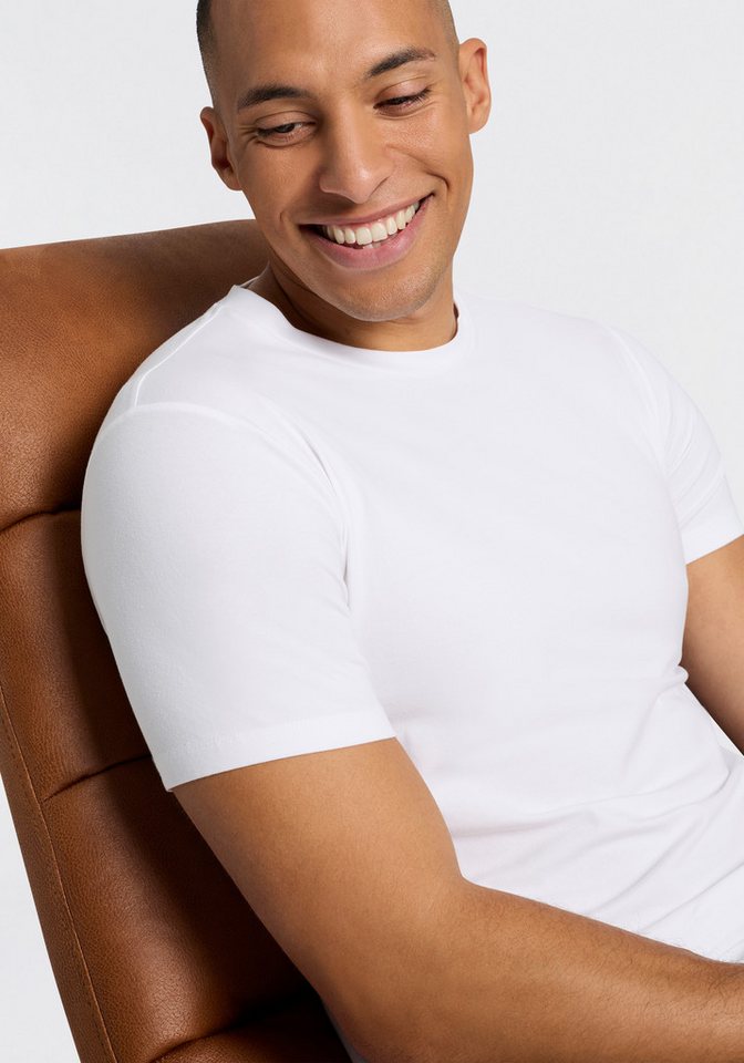 Replay T-Shirt Baumwoll-Mix, Rundhalsform – Bild 4 von 5
