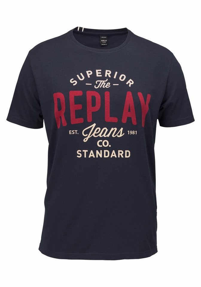 Replay T-Shirt mit Markendruck – Bild 5 von 5